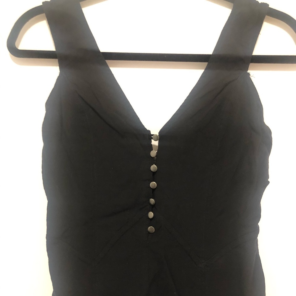 Black Free People Tank Top